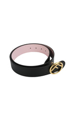 Fendi F Logo Reversible Leather Belt