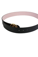 Fendi F Logo Reversible Leather Belt