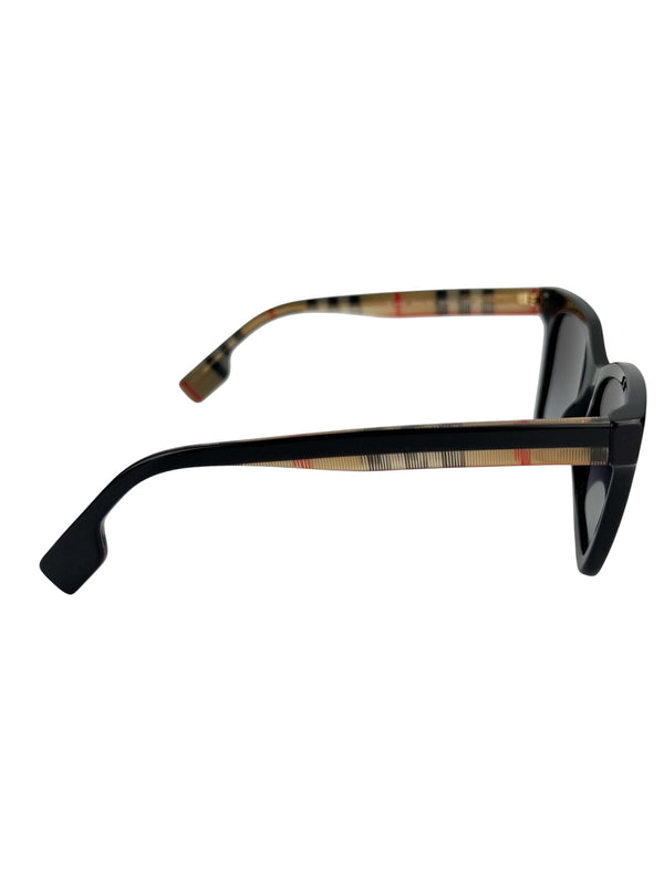 Burberry Black Elsa Check Sunglasses