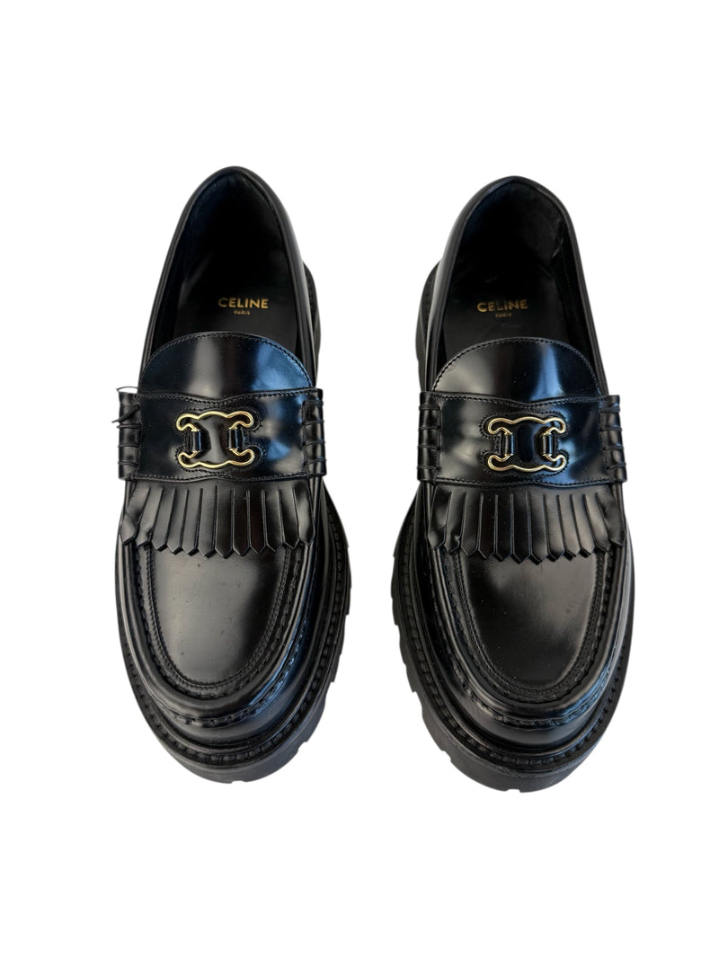 Celine Black Margaret Loafer Size 38