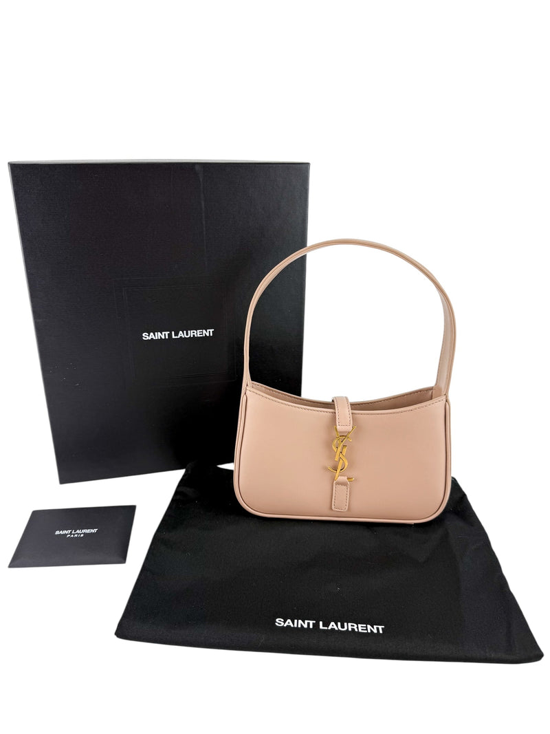 Saint Laurent Beige Mini le 5 à 7