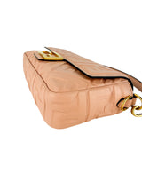 Fendi Pink Nappa Leather Baguette