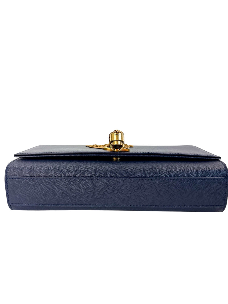 Saint Laurent Kate Medium Tassel Bag navy (Full Set)