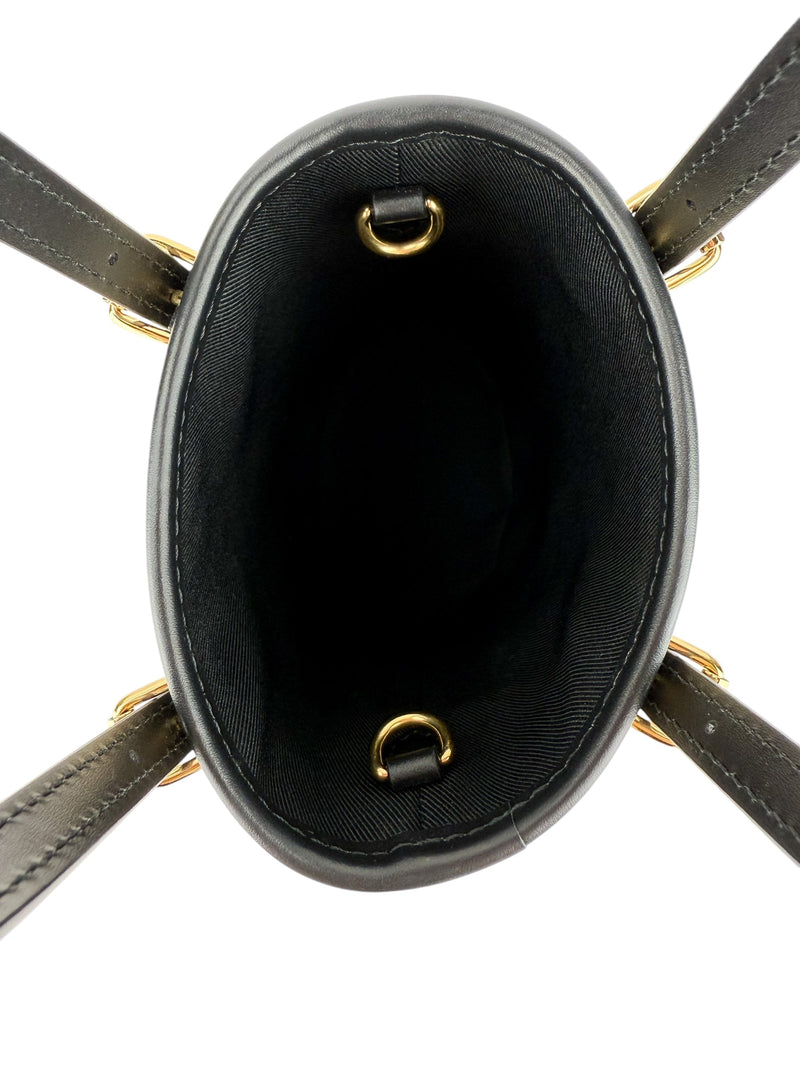 Louis Vuitton Black Raffia Nano Bucket Bag
