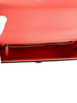 Gucci Senna Calfskin Petite GG Pink Top Handle Bag