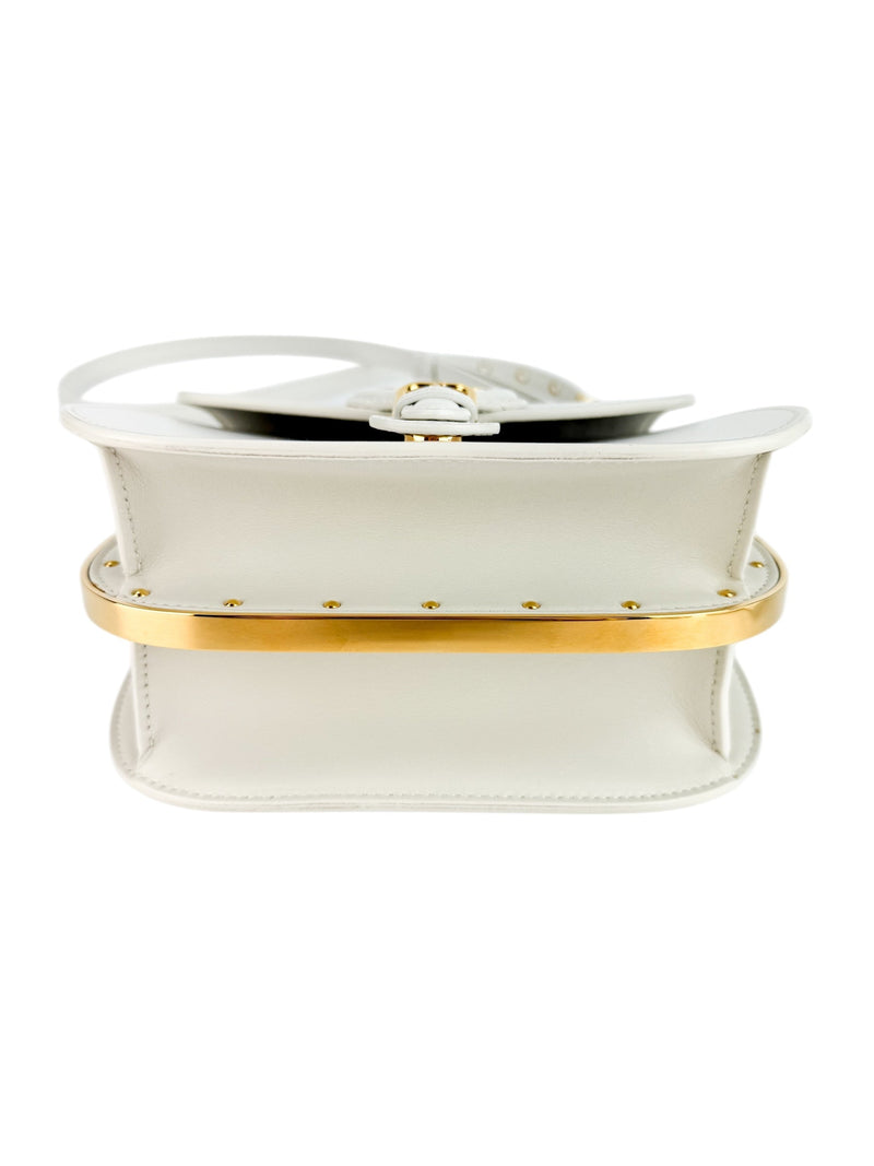 Christian Dior White Bobby Frame Bag