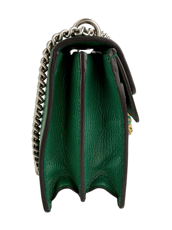 Gucci Green Calfskin Dionysus Medium
