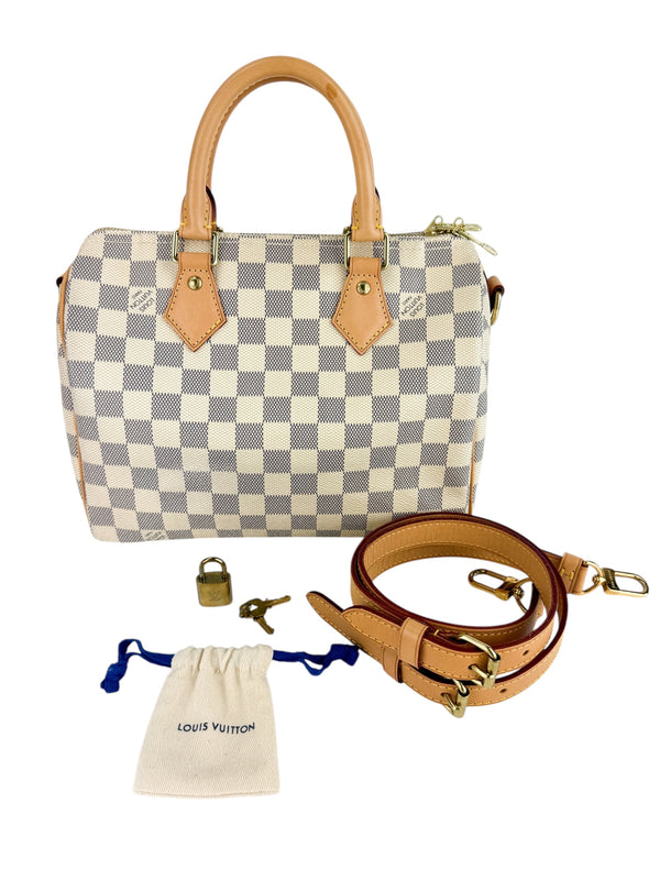 Louis Vuitton Damier Azur Speedy 25
