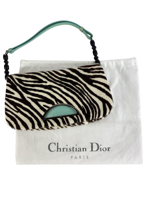 Christian Dior Vintage Ponyhair Malice Shoulder Bag