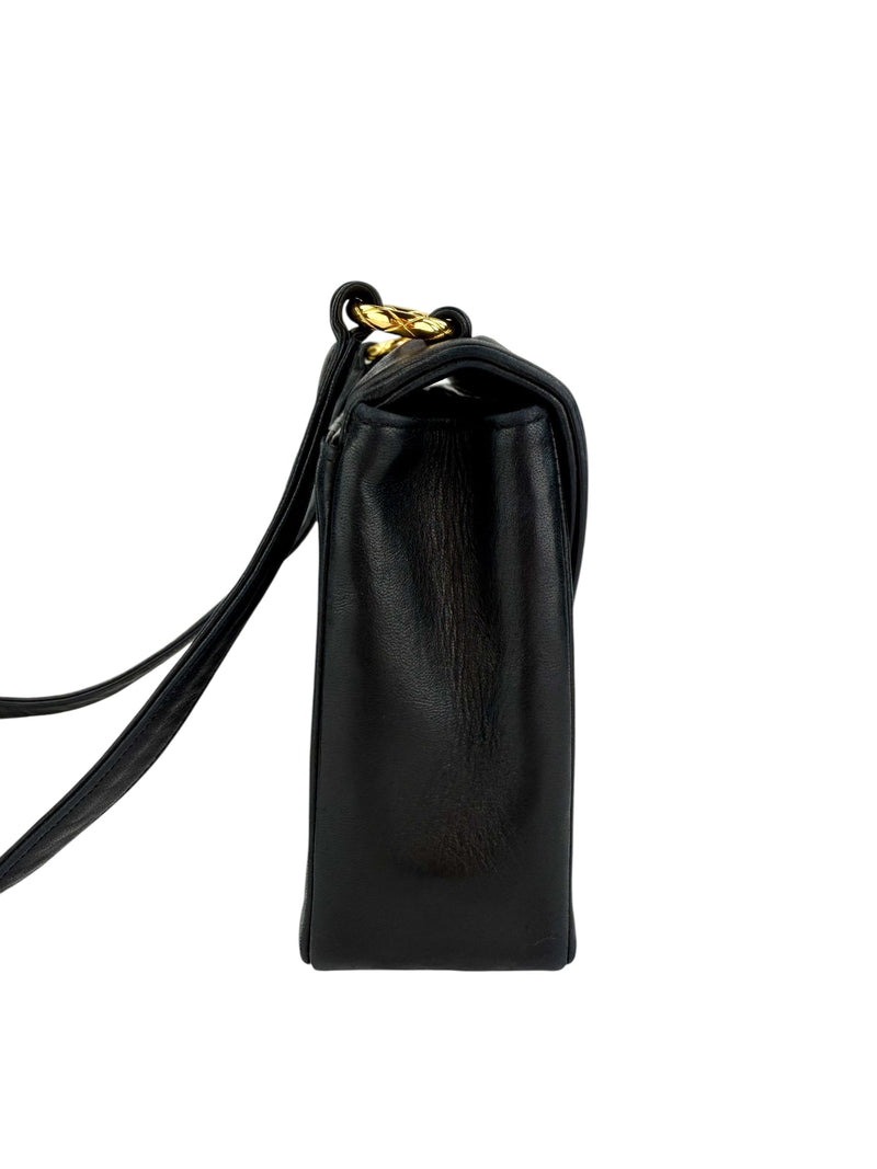 Chanel Black Vertical Quilted Handle Bag