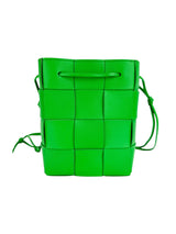 Bottega Veneta Green Intrecciato Cassette Crossbody