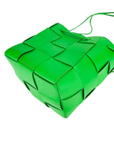 Bottega Veneta Green Intrecciato Cassette Crossbody