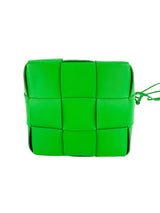 Bottega Veneta Green Intrecciato Cassette Crossbody
