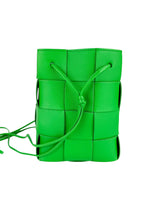 Bottega Veneta Green Intrecciato Cassette Crossbody
