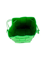 Bottega Veneta Green Intrecciato Cassette Crossbody