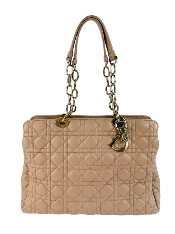 Christian Dior Large Leather Cannage Tote