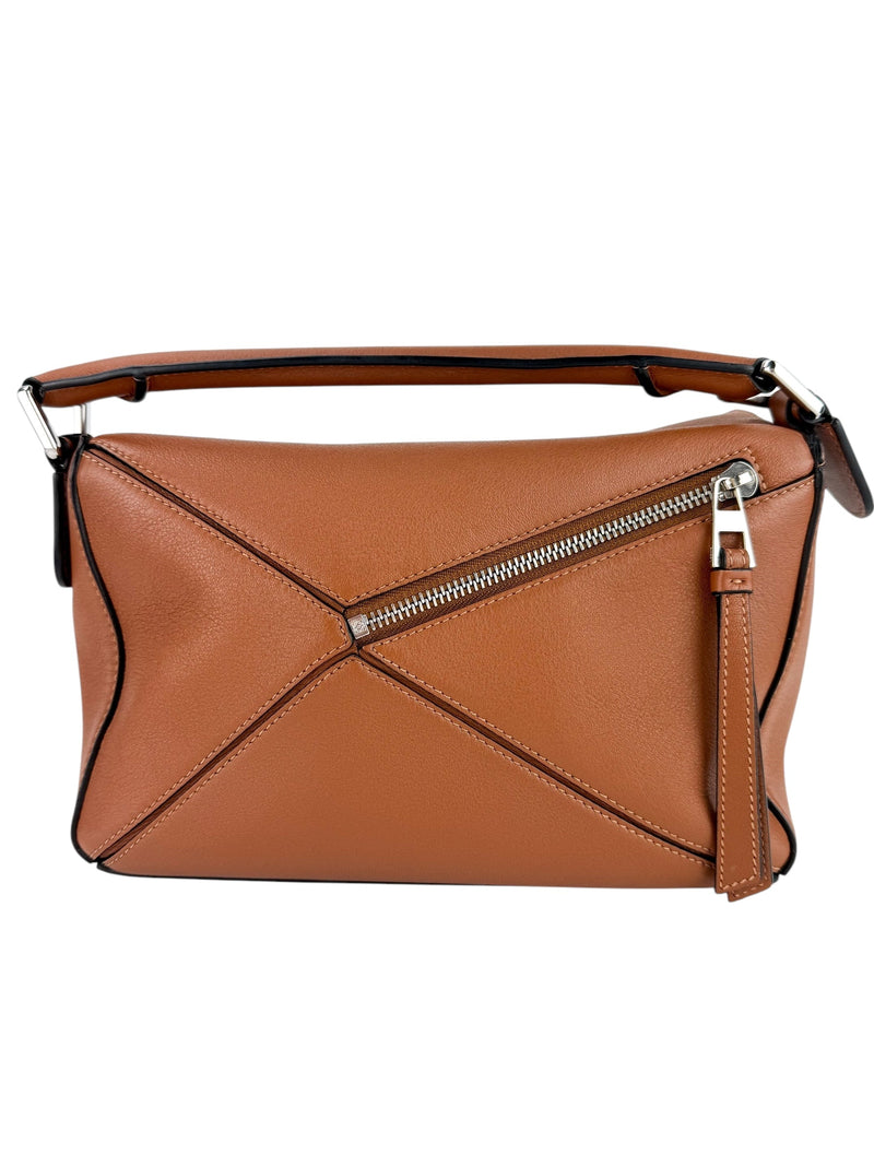 Loewe Tan Small Puzzle Bag