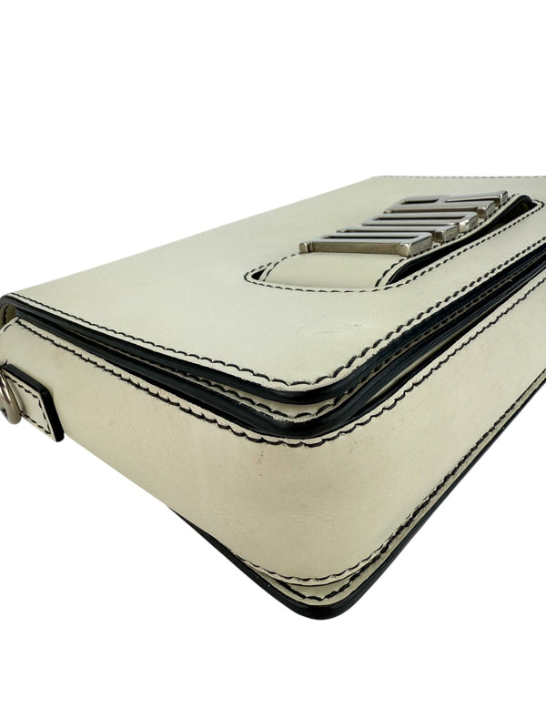 Christian Dior White Revolution Flap Bag