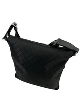 Gucci Black GG Nylon Messenger Bag