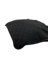 Gucci Black GG Nylon Messenger Bag