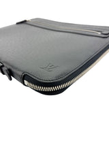 Louis Vuitton Black Taiga Vladimir Business Portfolio Briefcase