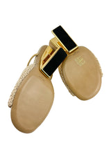 Fendi Cream Raffia First Heels (FULL SET)