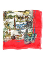 Hermès 100% Silk Au Fil de la Soie