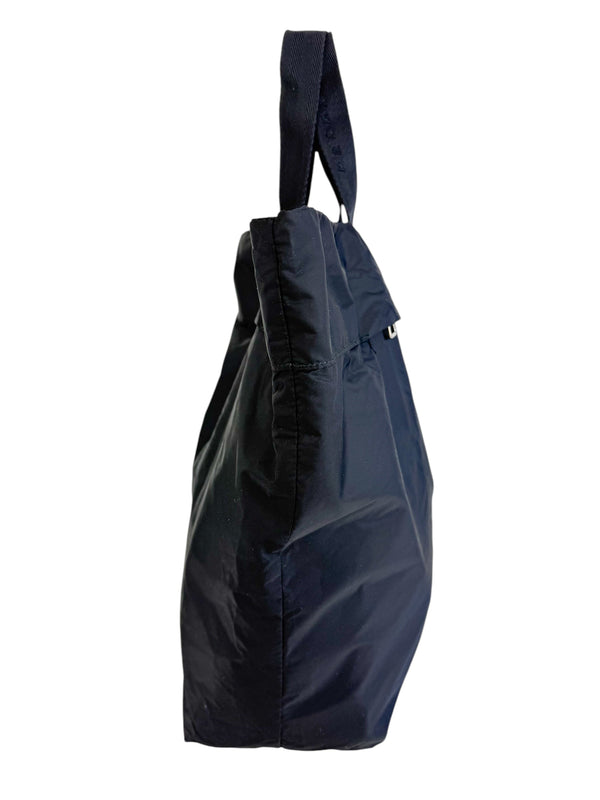 Prada Black Nylon Shopping Tote