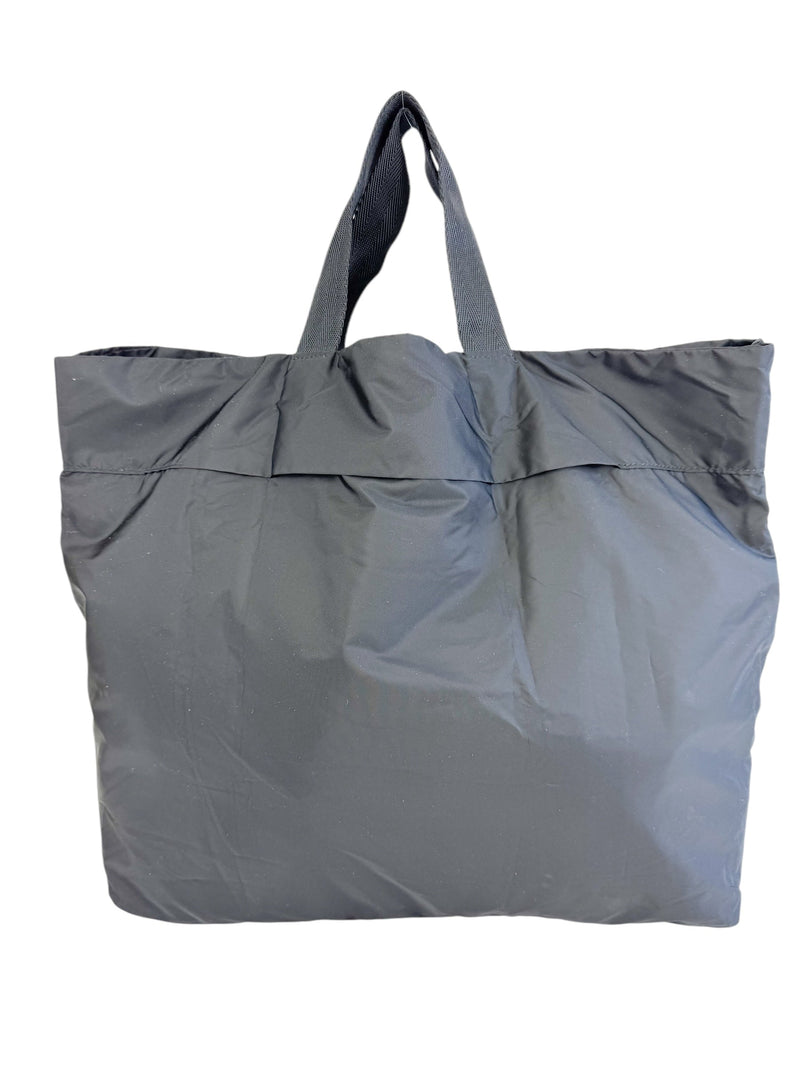 Prada Black Nylon Shopping Tote