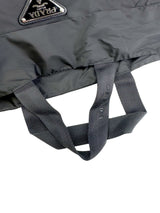 Prada Black Nylon Shopping Tote