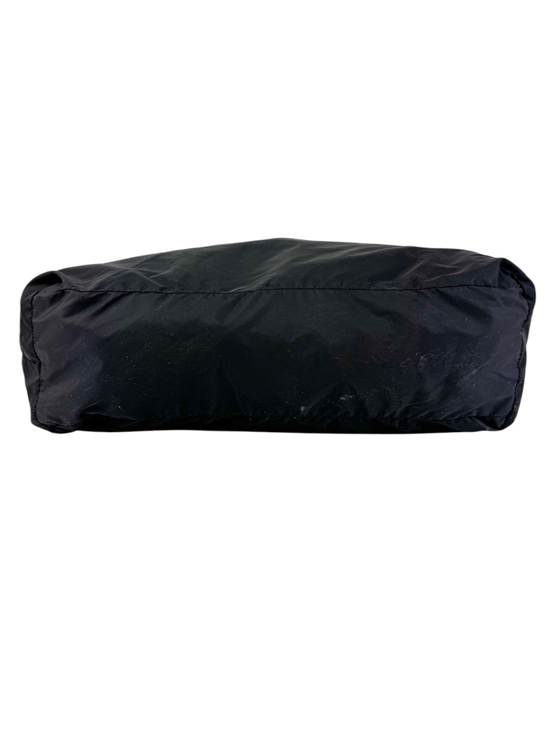 Prada Black Nylon Shopping Tote