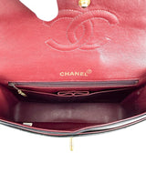 Chanel Vintage Black Quilted Lambskin Double Flap Bag