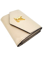 Louis Vuitton Beige Lock Mini Wallet