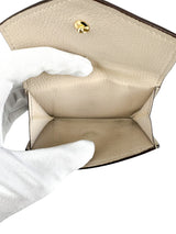 Louis Vuitton Beige Lock Mini Wallet
