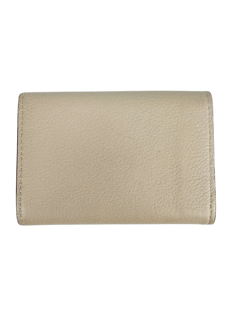 Louis Vuitton Beige Lock Mini Wallet