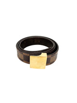 Louis Vuitton Damier Ebene Belt Size 34/85