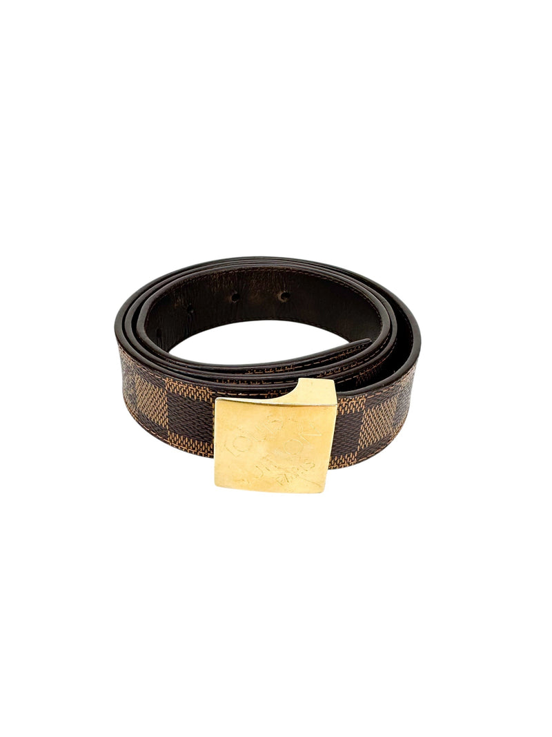 Louis Vuitton Damier Ebene Belt Size 34/85