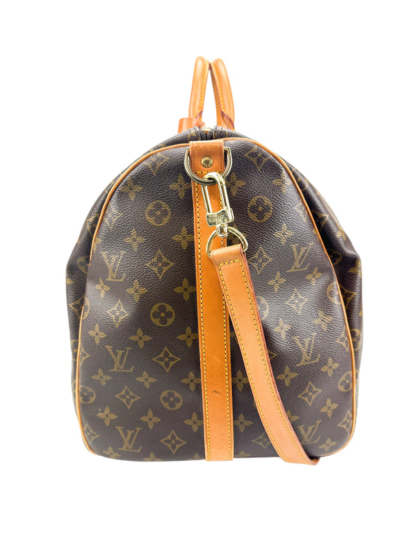 Louis Vuitton Vintage Monogram Canvas Keepall Bandouliere 55