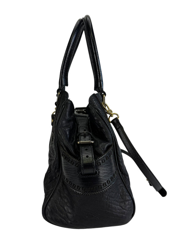 Fendi Ethnico Black Leather Bag