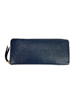 Louis Vuitton Marine Rouge Empreinte Zippy Wallet (Full Set)