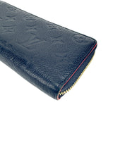 Louis Vuitton Marine Rouge Empreinte Zippy Wallet (Full Set)
