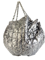 Chanel Satin Quilted Cabas Tote GM