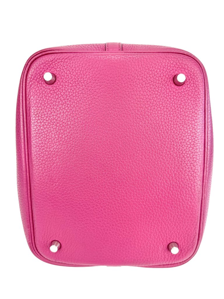 Hermès Pink Clemence Picotin 22