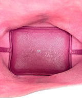 Hermès Pink Clemence Picotin 22