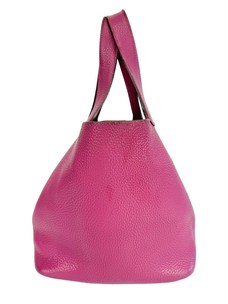 Hermès Pink Clemence Picotin 22