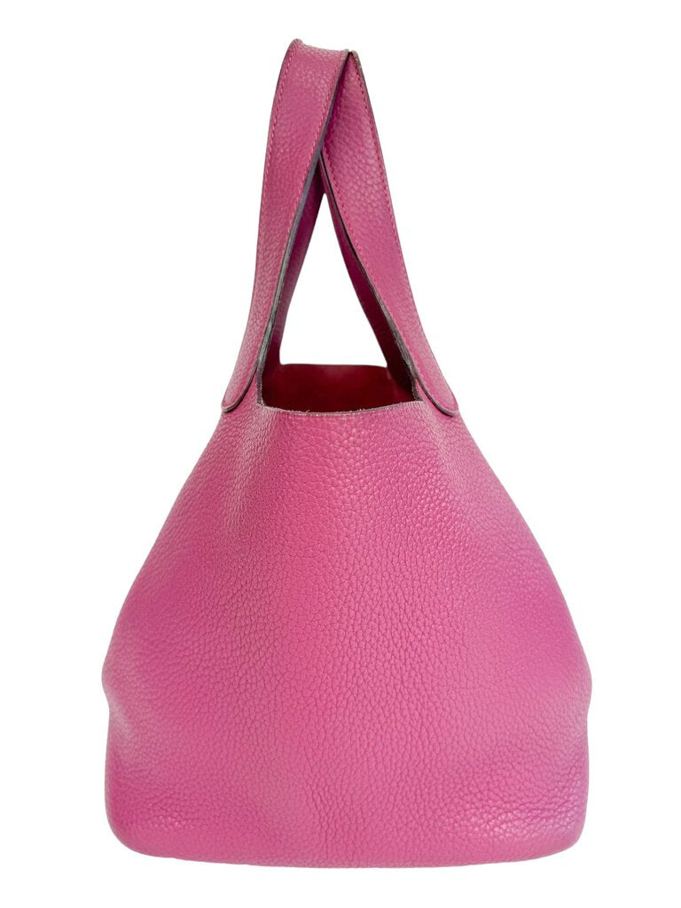 Hermès Pink Clemence Picotin 22