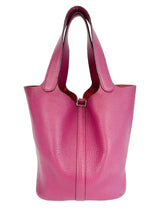 Hermès Pink Clemence Picotin 22