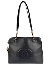 Chanel Vintage Large Black Caviar Timeless Tote