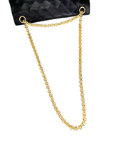 Chanel Vintage Black Lambskin Double Flap