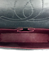 Chanel Vintage Black Lambskin Double Flap